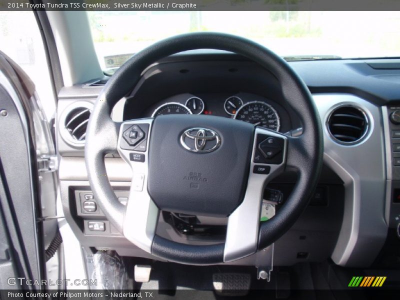 Silver Sky Metallic / Graphite 2014 Toyota Tundra TSS CrewMax
