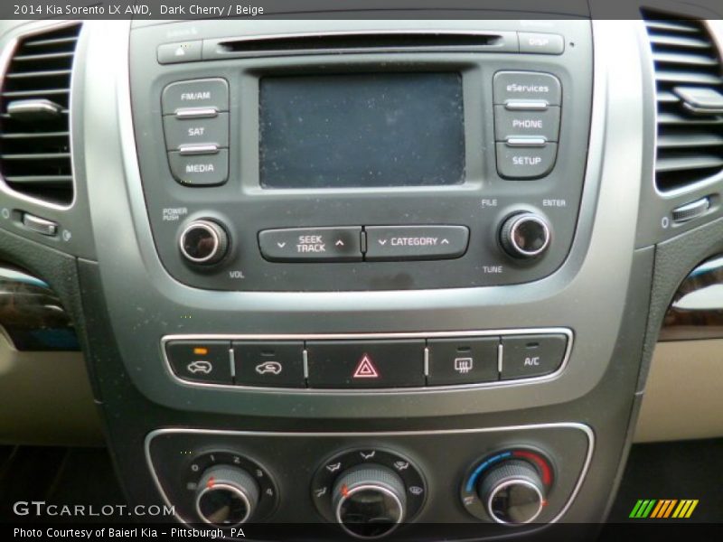 Dark Cherry / Beige 2014 Kia Sorento LX AWD