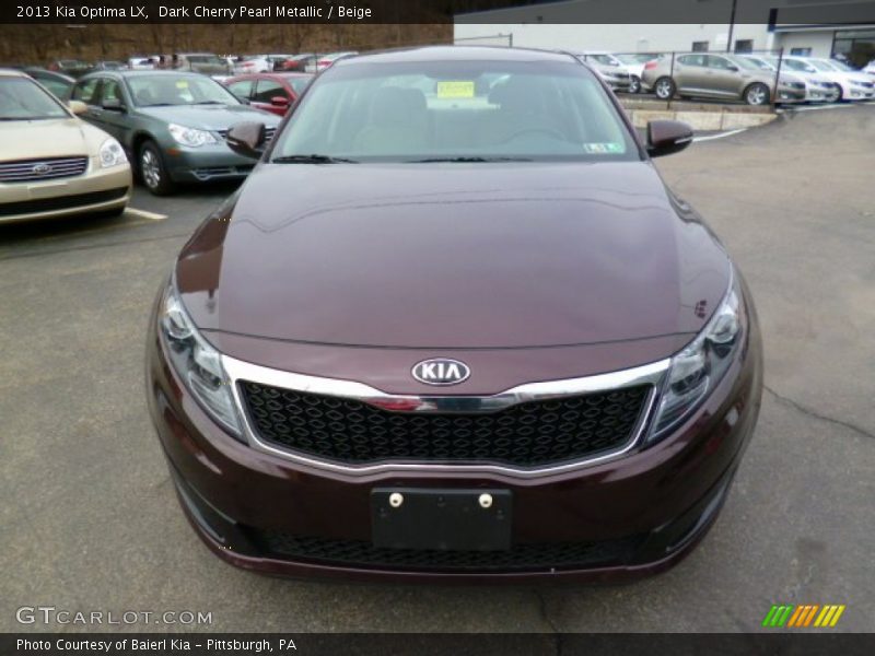 Dark Cherry Pearl Metallic / Beige 2013 Kia Optima LX