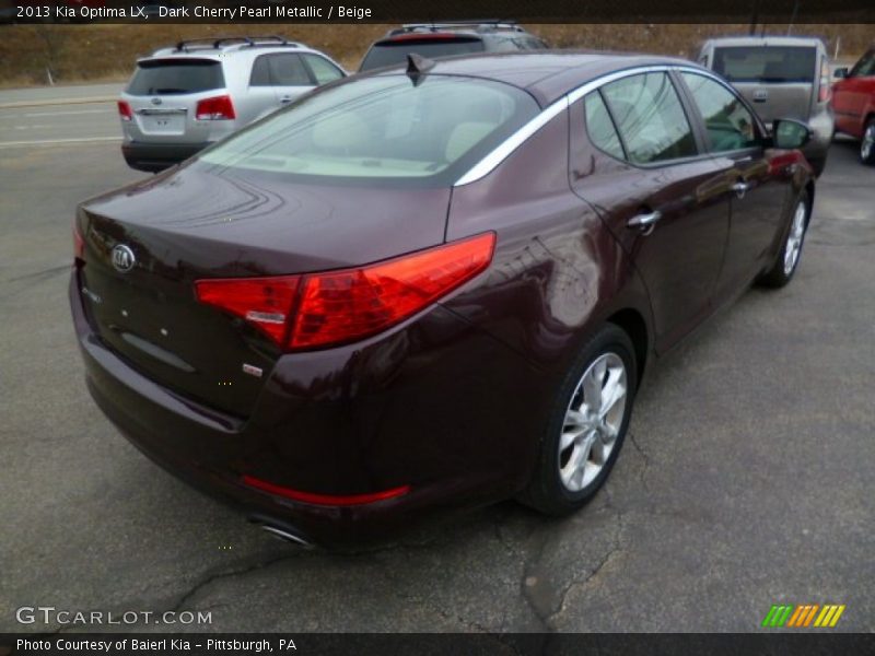 Dark Cherry Pearl Metallic / Beige 2013 Kia Optima LX