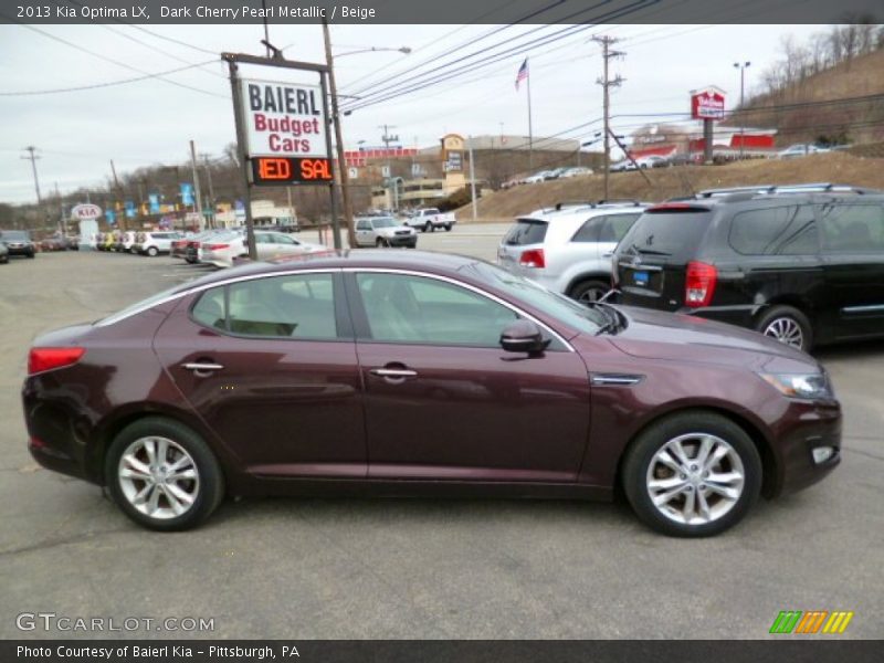 Dark Cherry Pearl Metallic / Beige 2013 Kia Optima LX