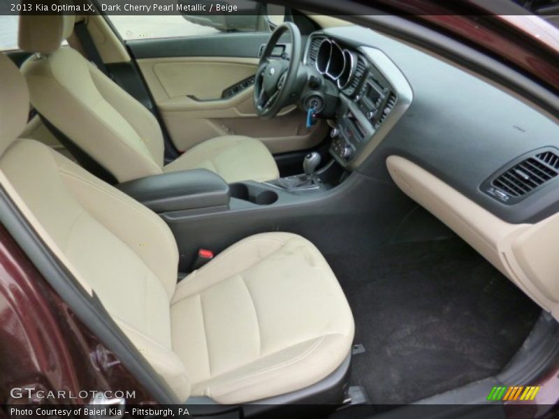 Dark Cherry Pearl Metallic / Beige 2013 Kia Optima LX