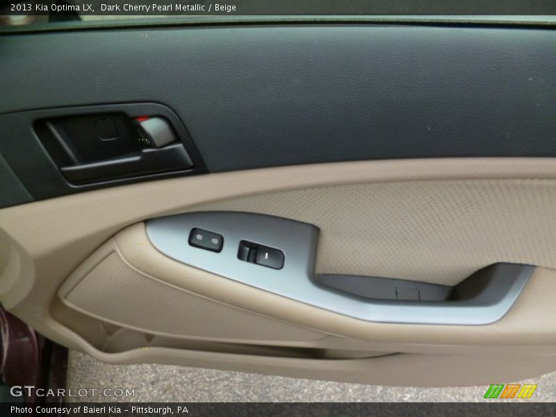 Dark Cherry Pearl Metallic / Beige 2013 Kia Optima LX