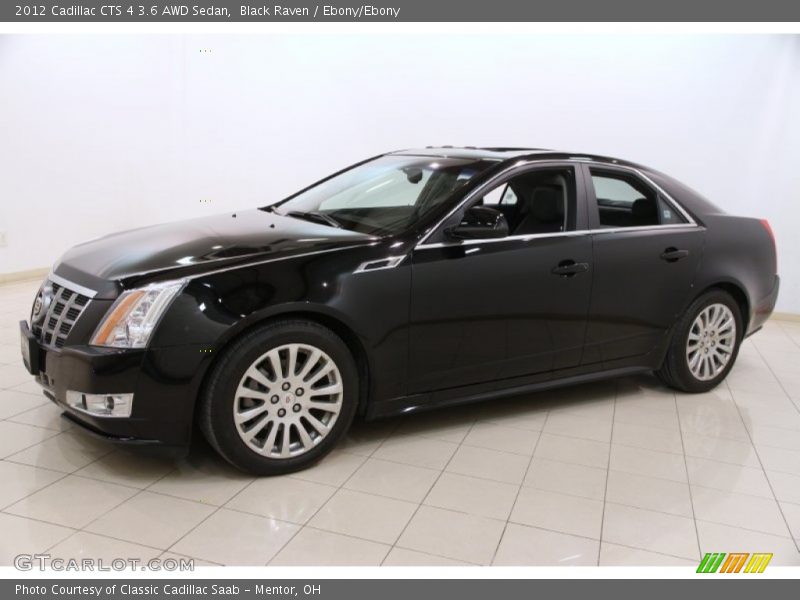 Black Raven / Ebony/Ebony 2012 Cadillac CTS 4 3.6 AWD Sedan