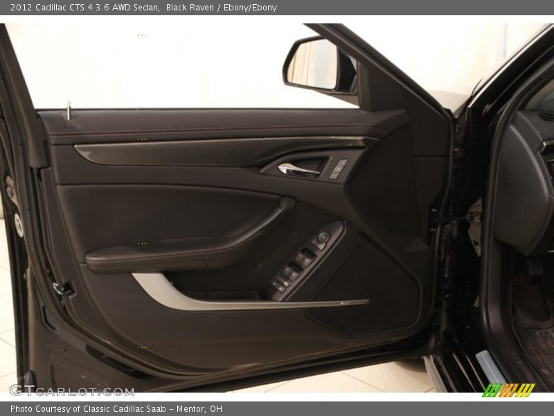 Black Raven / Ebony/Ebony 2012 Cadillac CTS 4 3.6 AWD Sedan