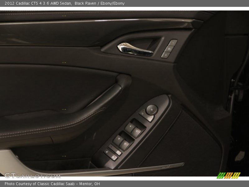 Black Raven / Ebony/Ebony 2012 Cadillac CTS 4 3.6 AWD Sedan