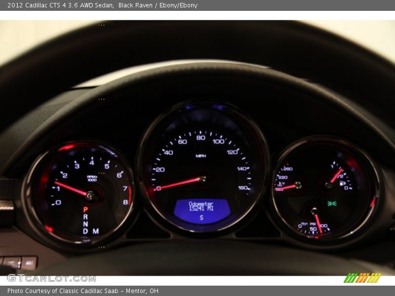 Black Raven / Ebony/Ebony 2012 Cadillac CTS 4 3.6 AWD Sedan