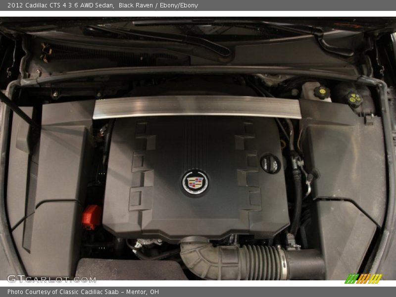 Black Raven / Ebony/Ebony 2012 Cadillac CTS 4 3.6 AWD Sedan