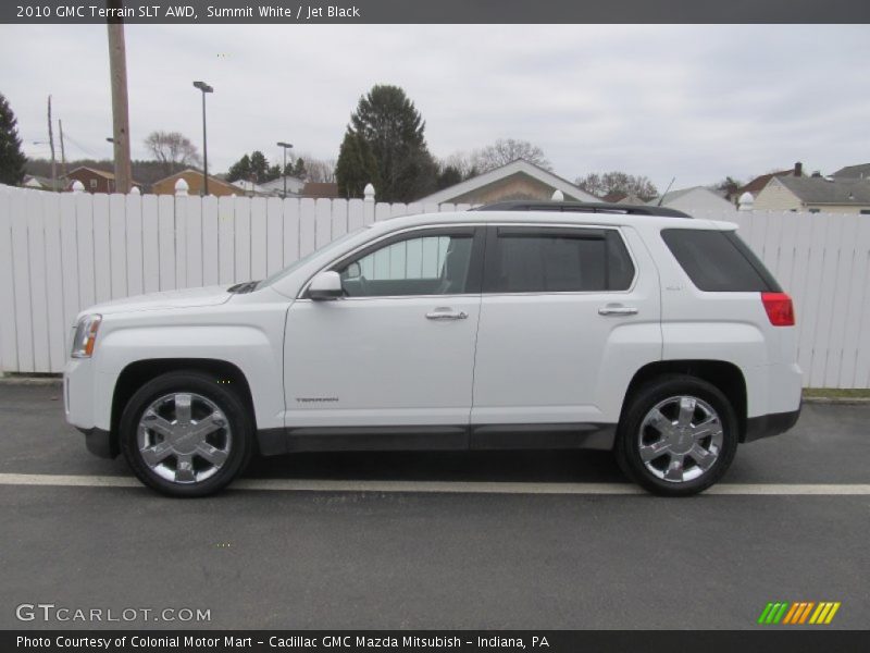 Summit White / Jet Black 2010 GMC Terrain SLT AWD