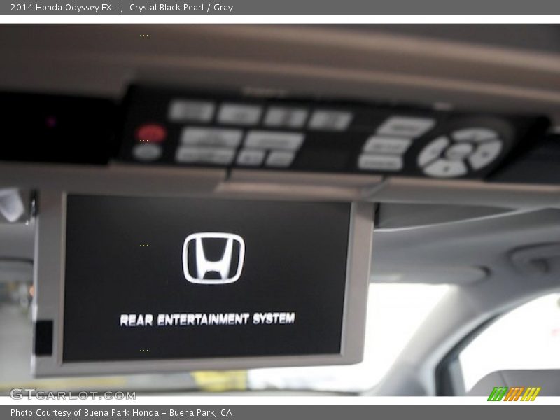 Crystal Black Pearl / Gray 2014 Honda Odyssey EX-L