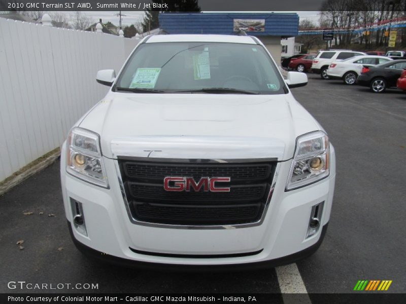 Summit White / Jet Black 2010 GMC Terrain SLT AWD