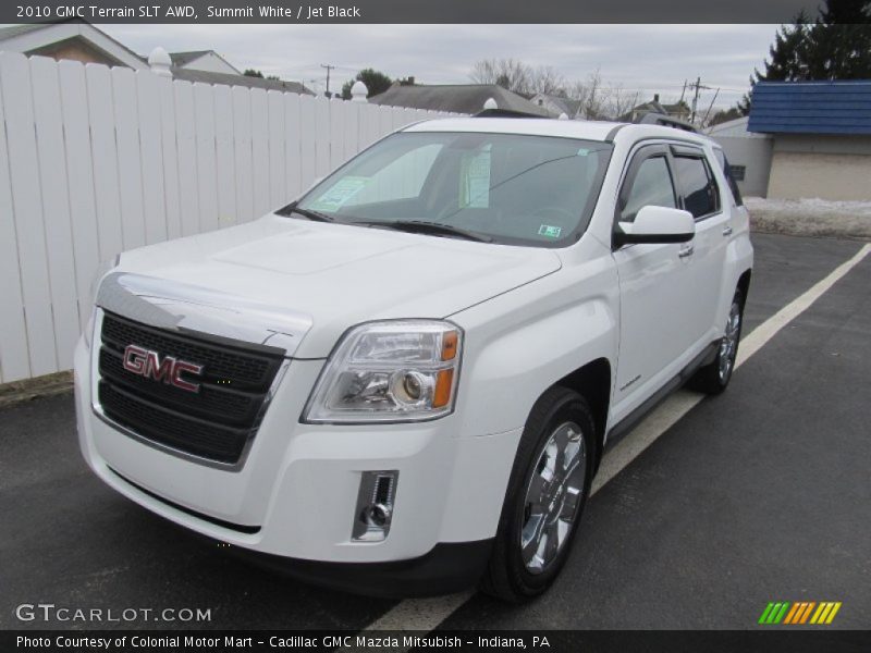 Summit White / Jet Black 2010 GMC Terrain SLT AWD