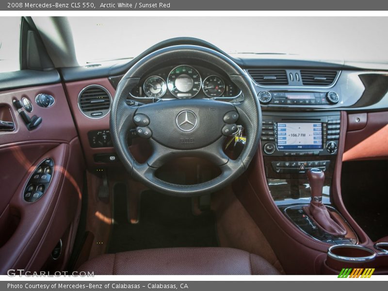 Dashboard of 2008 CLS 550