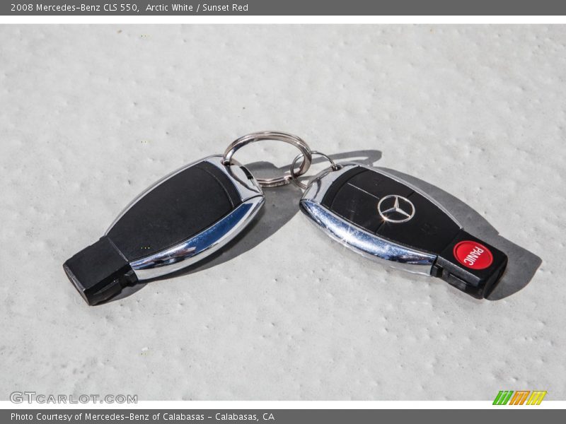 Keys of 2008 CLS 550