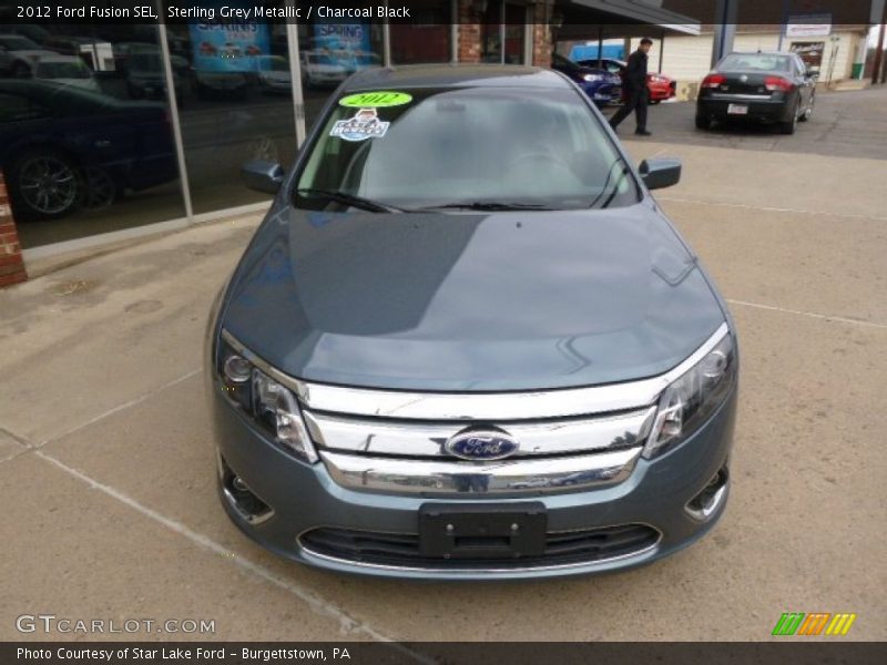 Sterling Grey Metallic / Charcoal Black 2012 Ford Fusion SEL