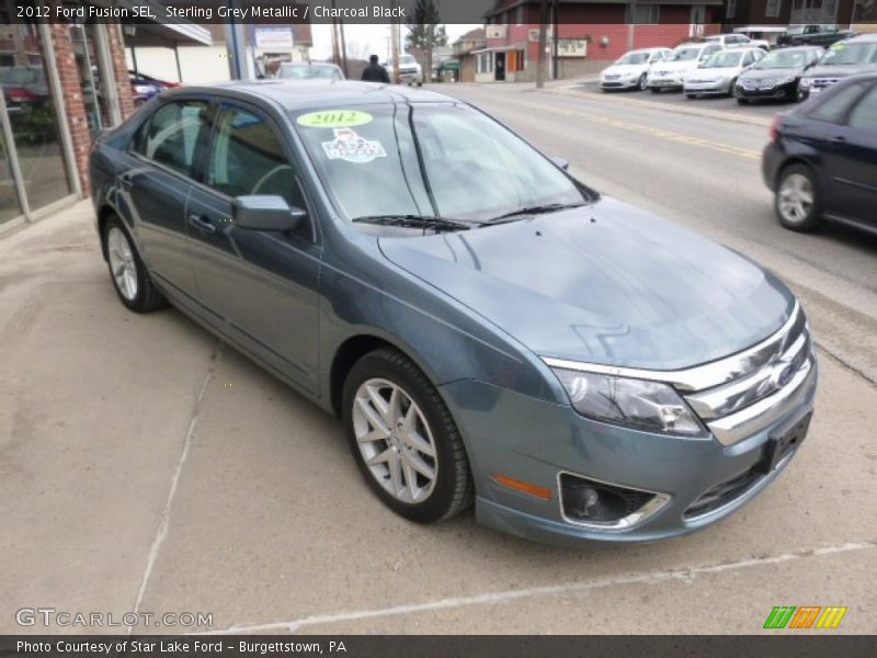 Sterling Grey Metallic / Charcoal Black 2012 Ford Fusion SEL