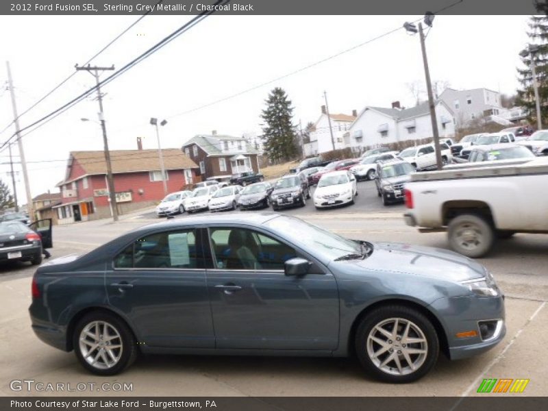 Sterling Grey Metallic / Charcoal Black 2012 Ford Fusion SEL