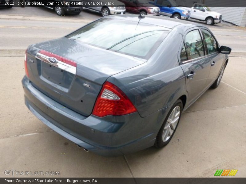 Sterling Grey Metallic / Charcoal Black 2012 Ford Fusion SEL