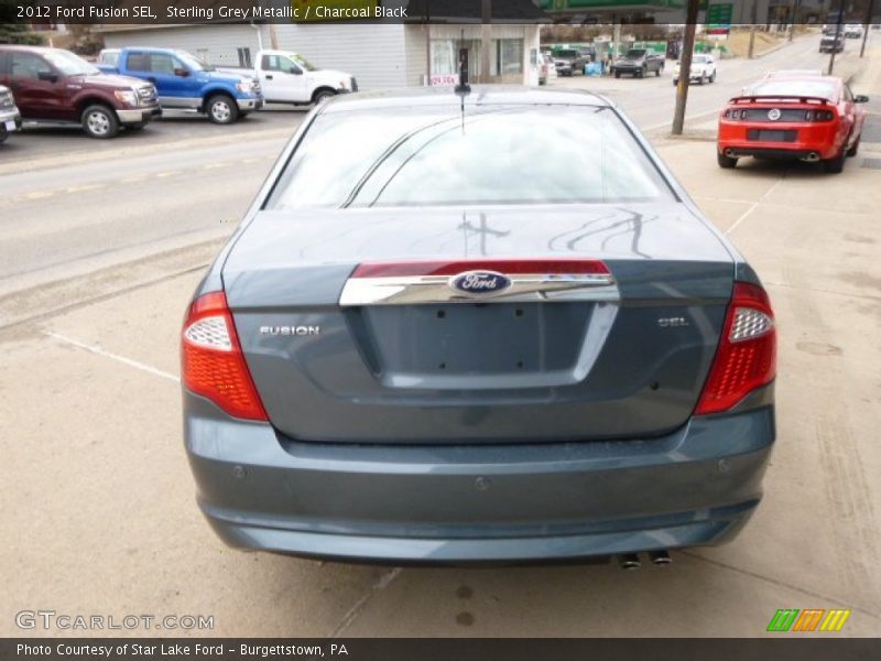 Sterling Grey Metallic / Charcoal Black 2012 Ford Fusion SEL