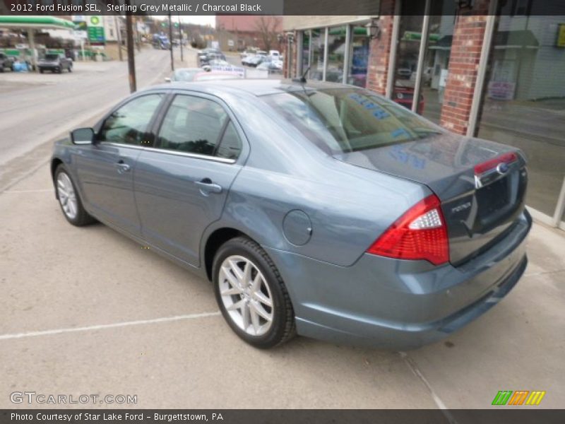 Sterling Grey Metallic / Charcoal Black 2012 Ford Fusion SEL