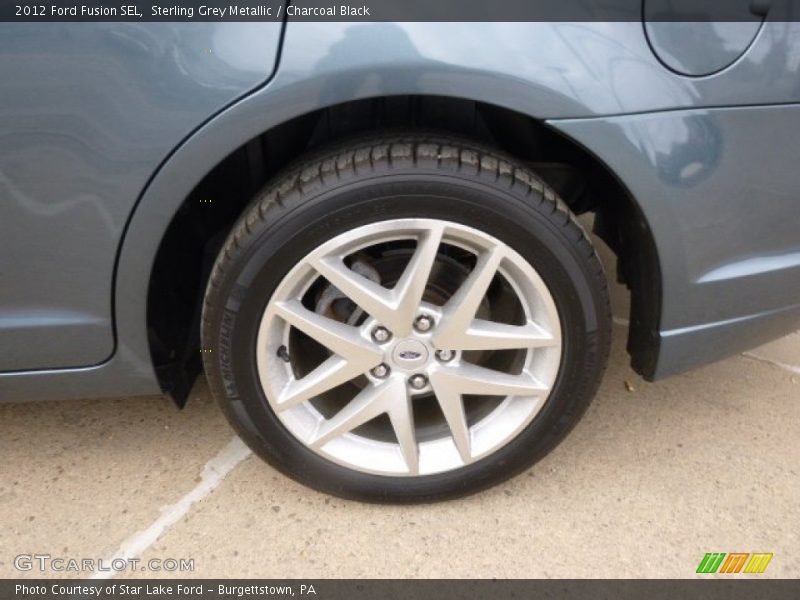 Sterling Grey Metallic / Charcoal Black 2012 Ford Fusion SEL