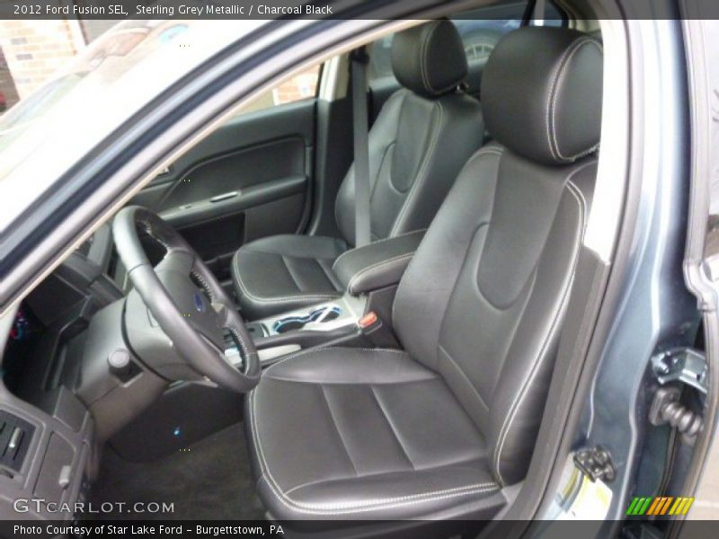 Sterling Grey Metallic / Charcoal Black 2012 Ford Fusion SEL