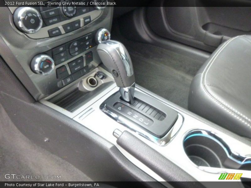 Sterling Grey Metallic / Charcoal Black 2012 Ford Fusion SEL