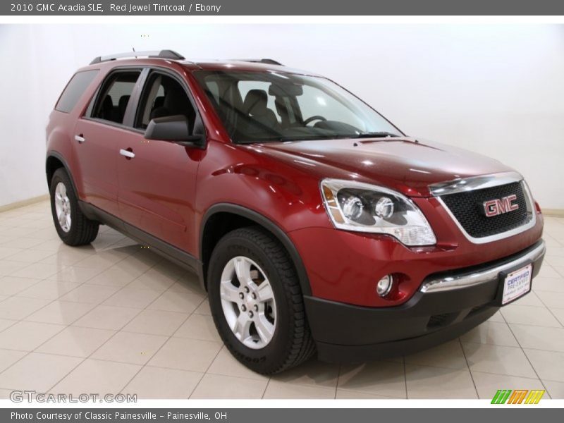 Red Jewel Tintcoat / Ebony 2010 GMC Acadia SLE