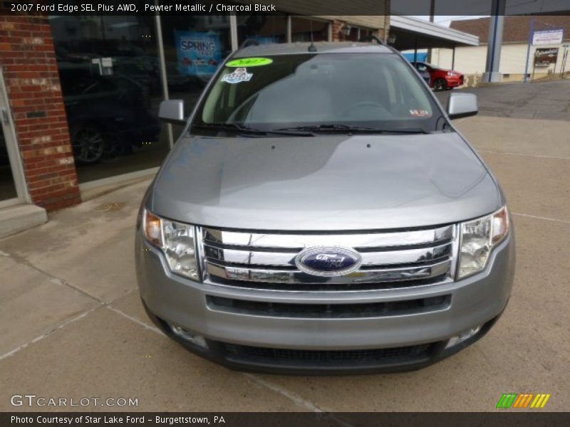 Pewter Metallic / Charcoal Black 2007 Ford Edge SEL Plus AWD
