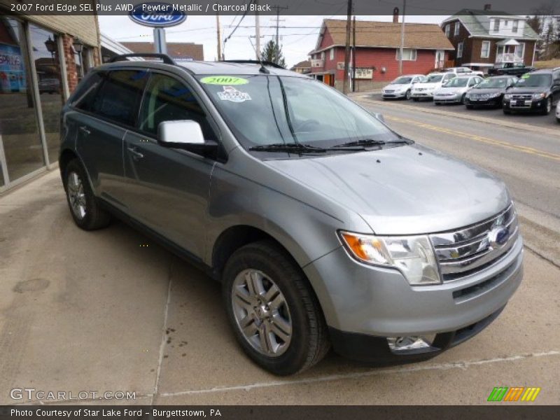 Pewter Metallic / Charcoal Black 2007 Ford Edge SEL Plus AWD