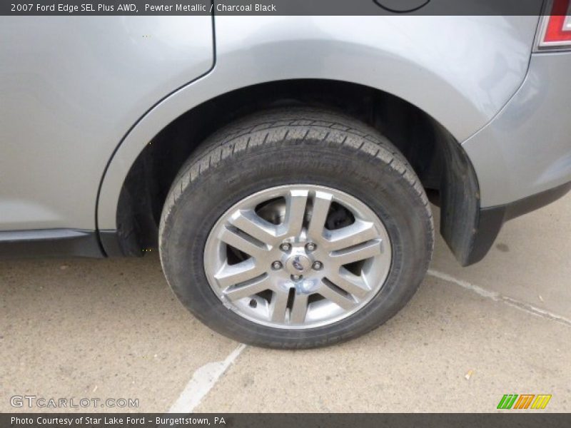 Pewter Metallic / Charcoal Black 2007 Ford Edge SEL Plus AWD