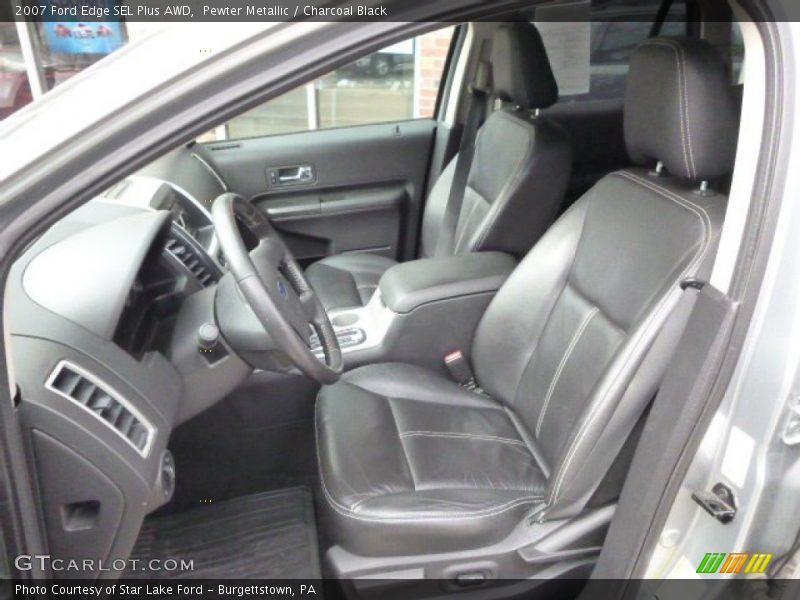 Pewter Metallic / Charcoal Black 2007 Ford Edge SEL Plus AWD