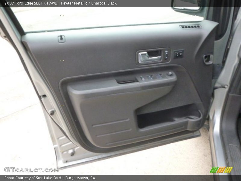 Pewter Metallic / Charcoal Black 2007 Ford Edge SEL Plus AWD