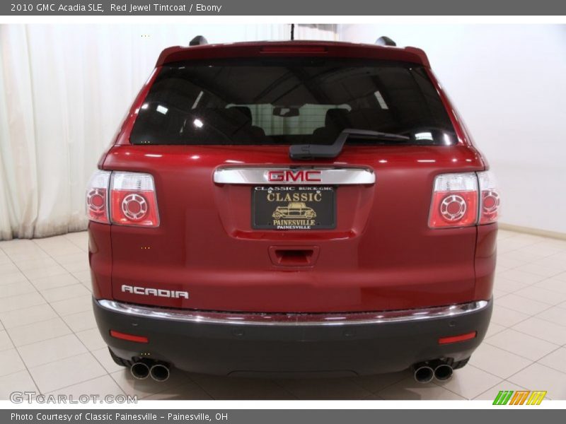 Red Jewel Tintcoat / Ebony 2010 GMC Acadia SLE