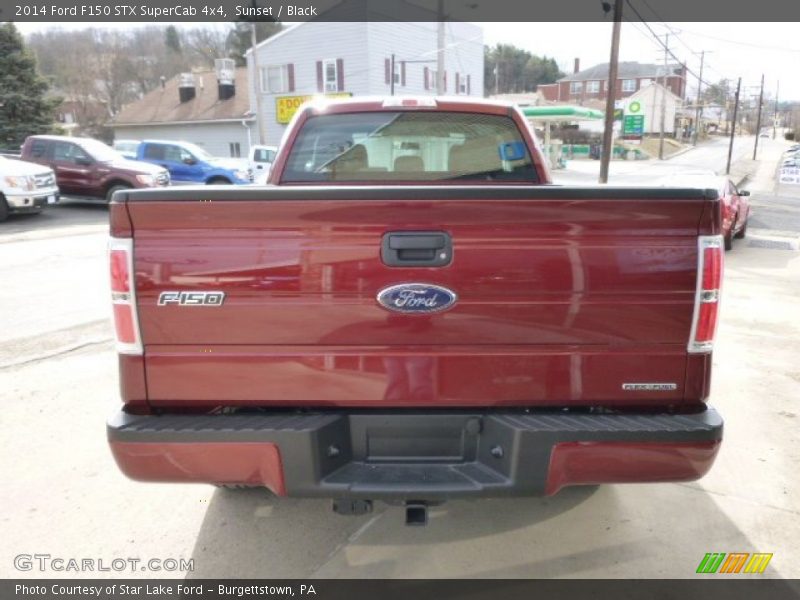 Sunset / Black 2014 Ford F150 STX SuperCab 4x4