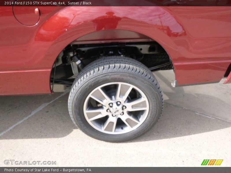 Sunset / Black 2014 Ford F150 STX SuperCab 4x4