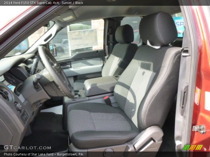 Sunset / Black 2014 Ford F150 STX SuperCab 4x4