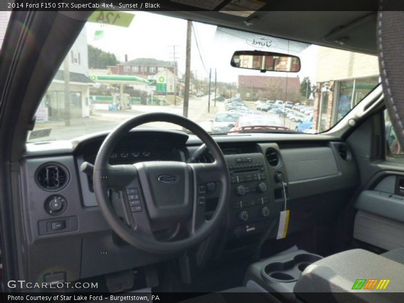 Sunset / Black 2014 Ford F150 STX SuperCab 4x4