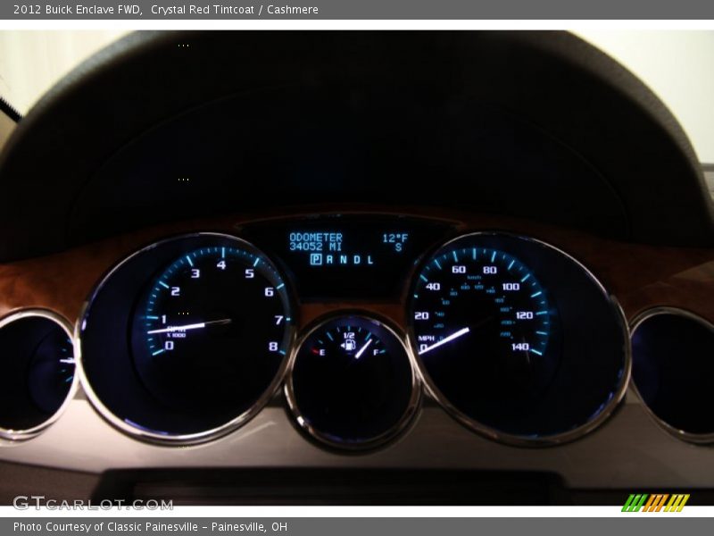 Crystal Red Tintcoat / Cashmere 2012 Buick Enclave FWD