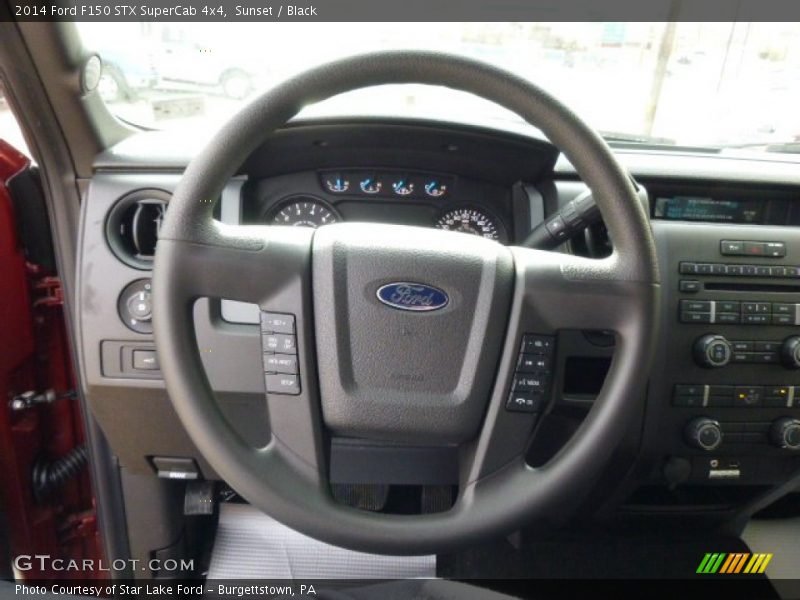 Sunset / Black 2014 Ford F150 STX SuperCab 4x4