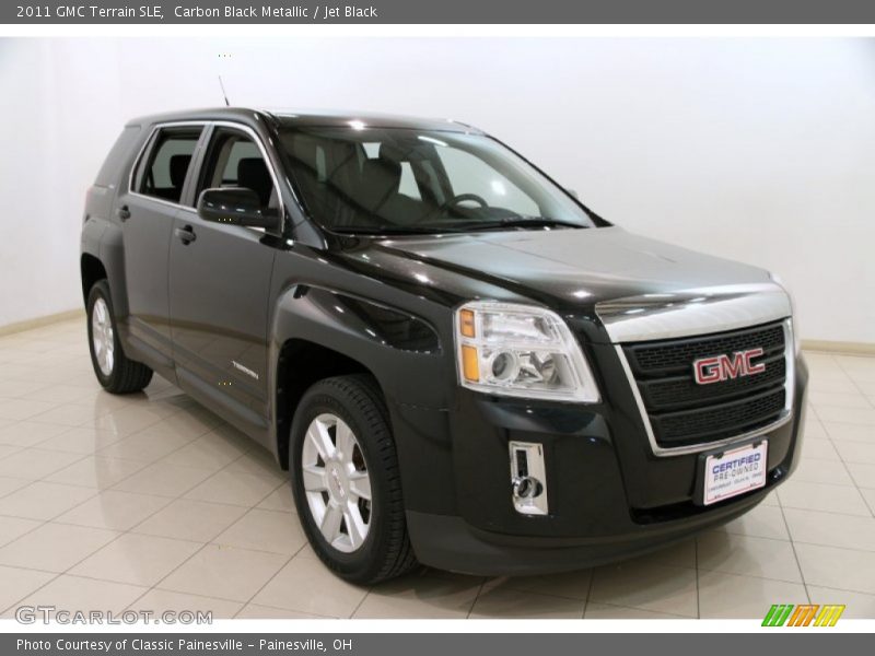 Carbon Black Metallic / Jet Black 2011 GMC Terrain SLE