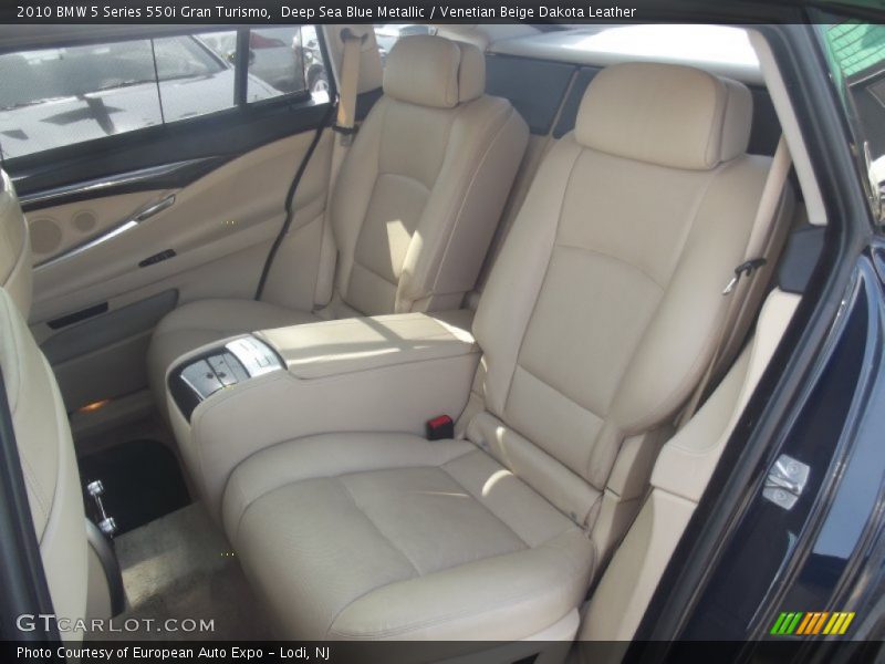 Deep Sea Blue Metallic / Venetian Beige Dakota Leather 2010 BMW 5 Series 550i Gran Turismo