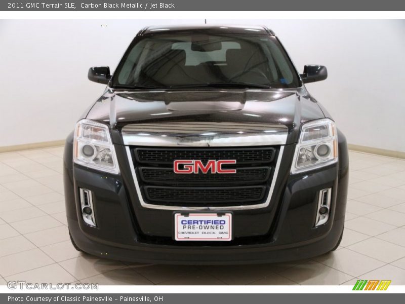 Carbon Black Metallic / Jet Black 2011 GMC Terrain SLE