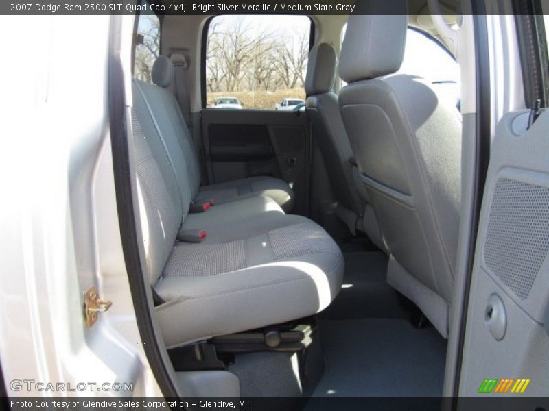 Bright Silver Metallic / Medium Slate Gray 2007 Dodge Ram 2500 SLT Quad Cab 4x4
