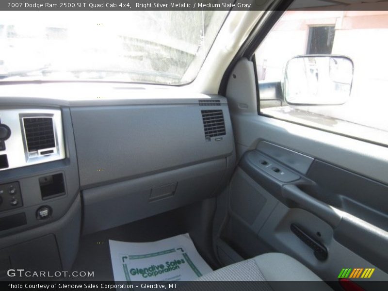 Bright Silver Metallic / Medium Slate Gray 2007 Dodge Ram 2500 SLT Quad Cab 4x4