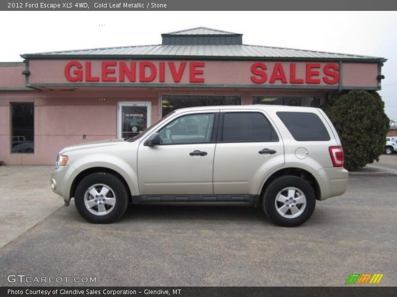 Gold Leaf Metallic / Stone 2012 Ford Escape XLS 4WD