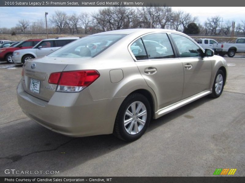 Harvest Gold Metallic / Warm Ivory 2010 Subaru Legacy 2.5i Premium Sedan