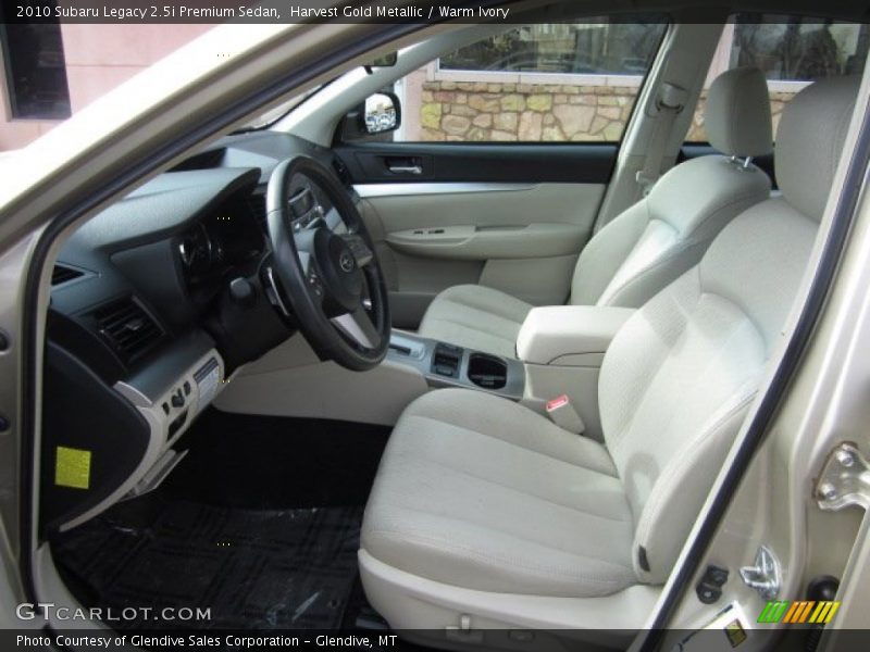 Harvest Gold Metallic / Warm Ivory 2010 Subaru Legacy 2.5i Premium Sedan