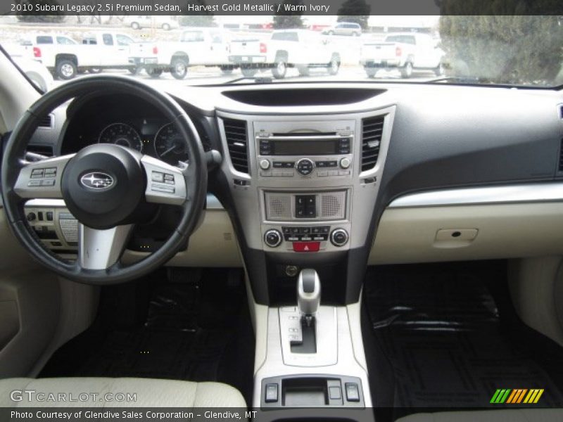 Harvest Gold Metallic / Warm Ivory 2010 Subaru Legacy 2.5i Premium Sedan