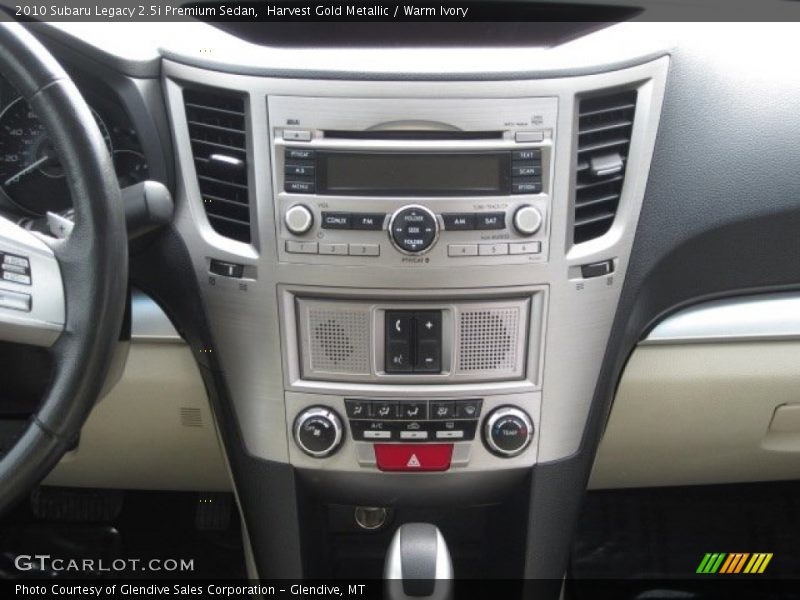 Harvest Gold Metallic / Warm Ivory 2010 Subaru Legacy 2.5i Premium Sedan